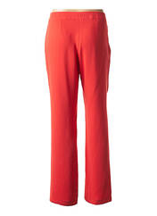 Pantalon droit orange JEAN DELFIN pour femme seconde vue