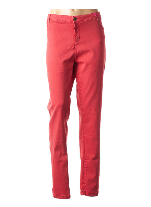 Pantalon droit rouge TEX pour femme