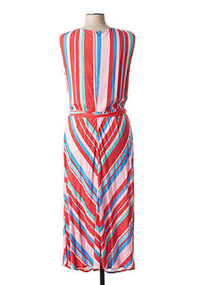 Robe longue manches courtes manches courtes rouge BETTY BARCLAY femme