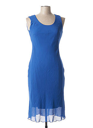 Robe mi-longue sans manche sans manche bleu JEAN DELFIN femme