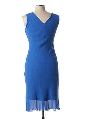 Robe mi-longue sans manche sans manche bleu JEAN DELFIN femme