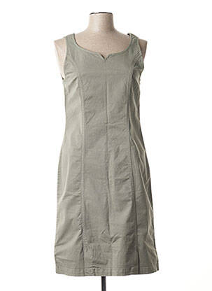 Robe mi-longue sans manche sans manche vert IMPAQT femme