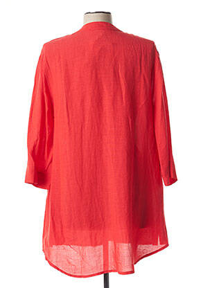 Tunique manches longues manches longues rouge ORTO BOTANICO femme