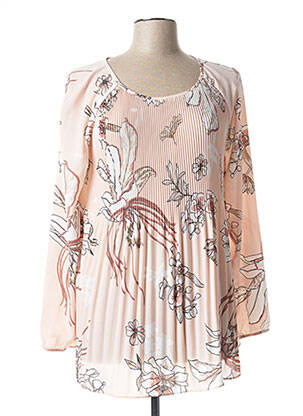 Blouse imprimé fleurs manches longues rose BETTY BARCLAY femme