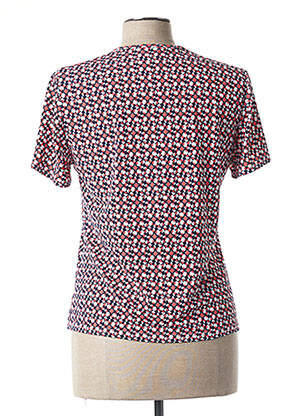 Top stretch manches courtes bleu GEVANA femme