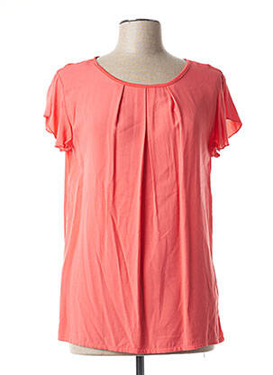 Top coupe fluide manches courtes rose BETTY BARCLAY femme