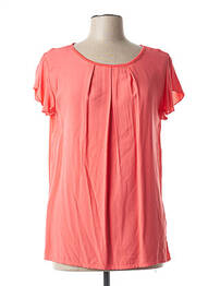 Top coupe fluide manches courtes rose BETTY BARCLAY femme