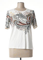 T-shirt blanc SIGNATURE pour femme seconde vue