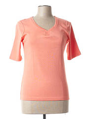 T-shirt orange SIGNATURE pour femme seconde vue