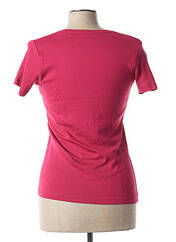 T-shirt rose CASUAL WEAR pour femme seconde vue