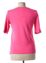 T-shirt rose SIGNATURE pour femme seconde vue