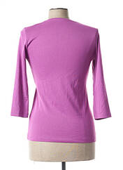 T-shirt violet CASUAL WEAR pour femme seconde vue