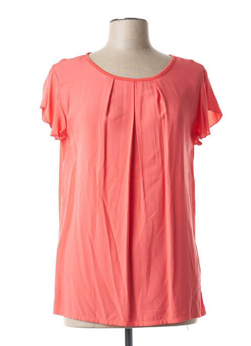 Top coupe fluide manches courtes rose BETTY BARCLAY femme