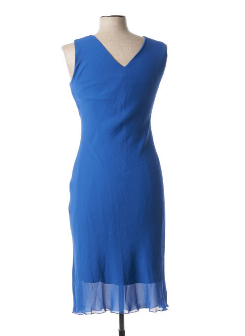 Robe mi-longue bleu JEAN DELFIN pour femme