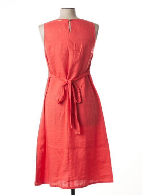 Robe mi-longue orange FRED SABATIER pour femme