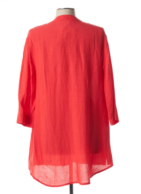 Tunique manches longues rouge ORTO BOTANICO pour femme