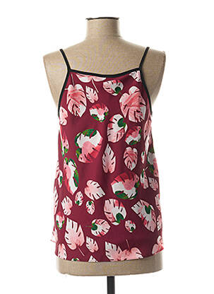 Top coupe fluide fines bretelles rose LAVAND femme