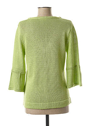 Gilet manches longues manches 3/4 vert EVALINKA femme