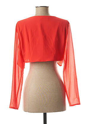 Boléro manches longues rouge EDAS femme