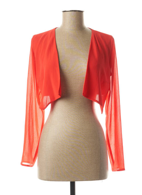 Boléro manches longues rouge EDAS femme