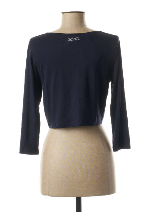 Gilet manches longues bleu LES FILLES DE NEAUX pour femme