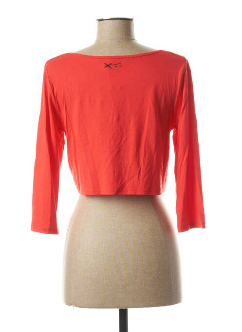 Gilet manches longues rouge LES FILLES DE NEAUX pour femme