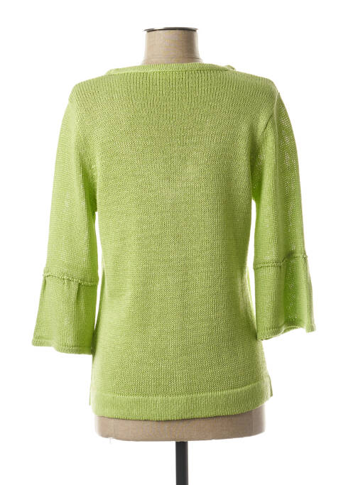 Gilet manches longues vert EVALINKA pour femme