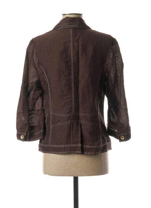 Veste chic marron FRED SABATIER pour femme