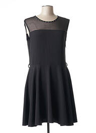 Robe courte sans manche sans manche noir RINASCIMENTO femme