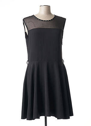 Robe courte sans manche sans manche noir RINASCIMENTO femme