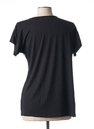 T-shirt coupe cintrée manches courtes bleu TINTA STYLE femme