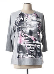T-shirt gris GRIFFON pour femme seconde vue