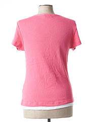 T-shirt rose FLEUR DE SEL pour femme seconde vue