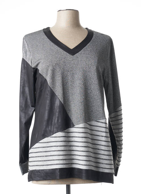 Top gris GUY DUBOUIS pour femme