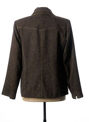 Veste chic fermeture boutonnée sur le devant marron PAUPORTÉ femme