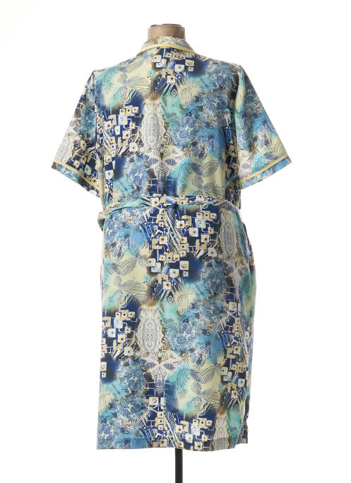 Robe mi-longue bleu FRANCE RIVOIRE pour femme