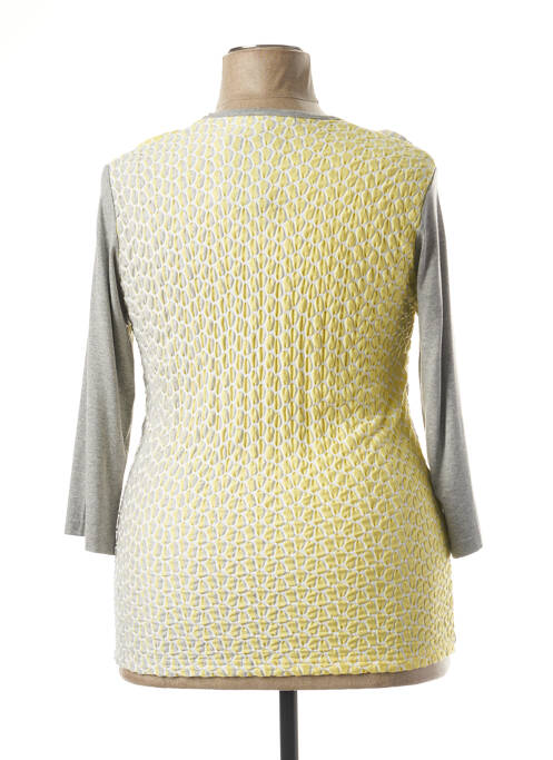 T-shirt jaune I.ODENA pour femme