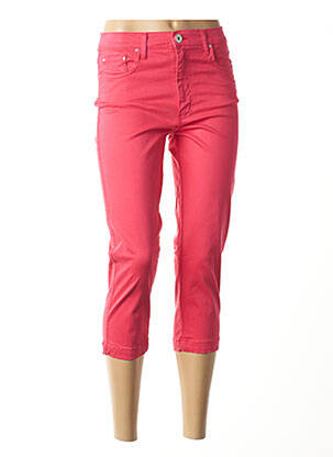 Corsaire stretch taille normale rose CRN-F3 femme