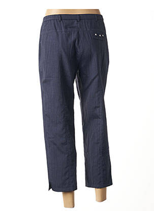 Pantacourt coupe droite bleu PAUPORTÉ femme
