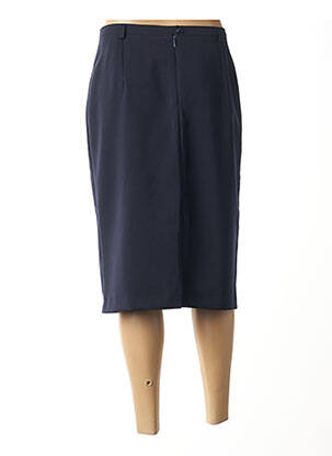 Jupe mi-longue coupe droite bleu COSTURA 40 femme