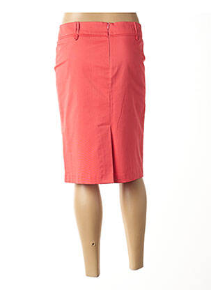 Jupe mi-longue taille normale rose UN TEMPS POUR ELLE femme