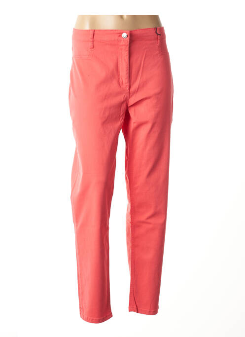 Pantalon droit stretch taille normale rose BETTY BARCLAY femme