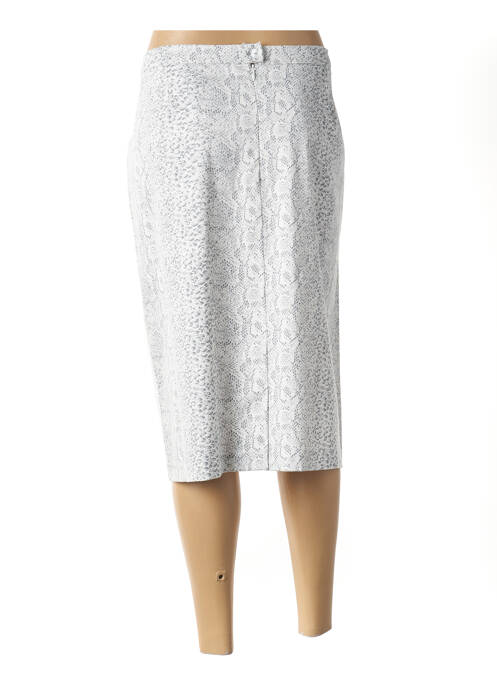 Jupe mi-longue blanc FRANCE RIVOIRE pour femme