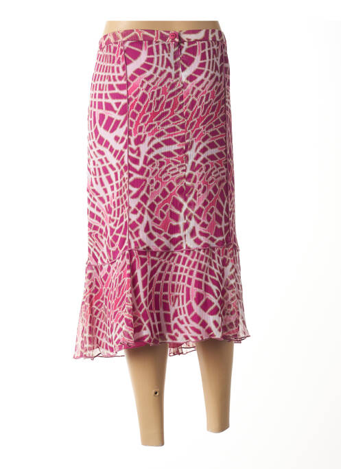 Jupe mi-longue rose PAUPORTÉ pour femme