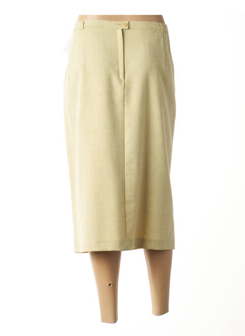 Jupe mi-longue vert CHRISTIAN MARRY pour femme