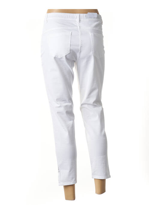 Pantacourt blanc EAST DRIVE pour femme