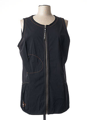 Robe courte sans manche sans manche noir FRED SABATIER femme