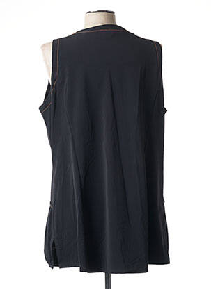 Robe courte sans manche sans manche noir FRED SABATIER femme