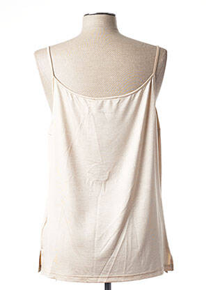 Top stretch fines bretelles beige FRED SABATIER femme