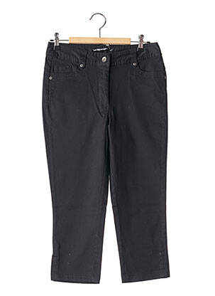 Pantacourt stretch taille normale noir LES FILLES DE NEAUX femme